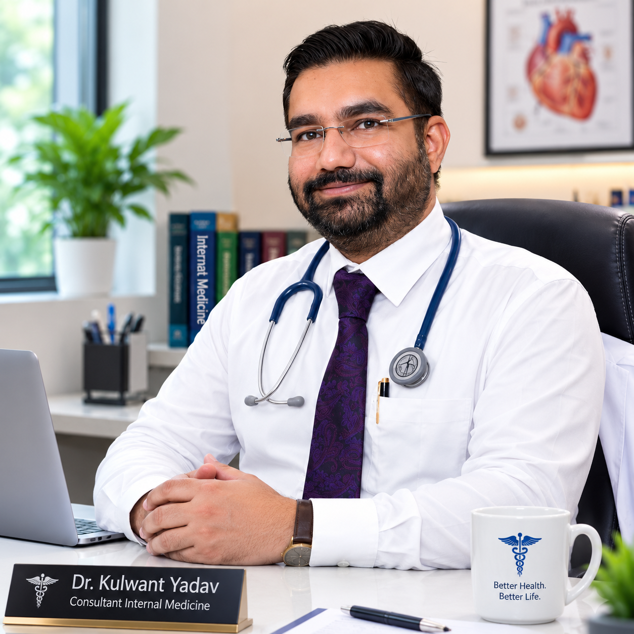 Dr. Kulwant Yadav, Internal Medicine doctor in Bhiwadi